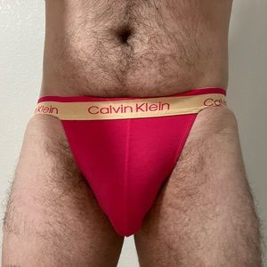 Pink Calvin Jock Strap